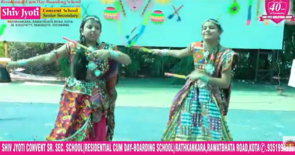 Dandiya Celebration | Shiv Jyoti Convent Residential Cum Day Boarding School | Affiliated to CBSE